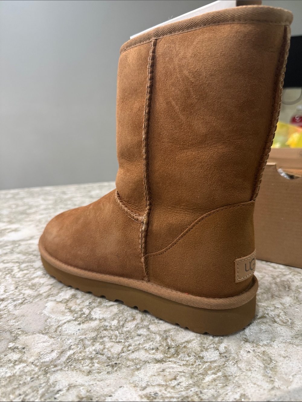 Brand new UGG Classic Short Boot - Chestnut